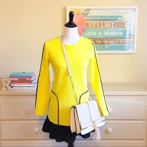 Yellow Long Sleeve Dress